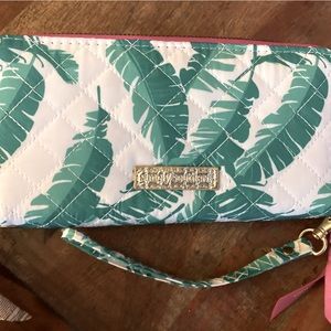 Simply Southern tropical themed wristlet/ wallet - detachable wristlet handle